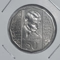 1995 UNC 50 Cent 50c Coin - Weary Dunlop In 2x2 + Free Blank FDC Envelope  Incl.