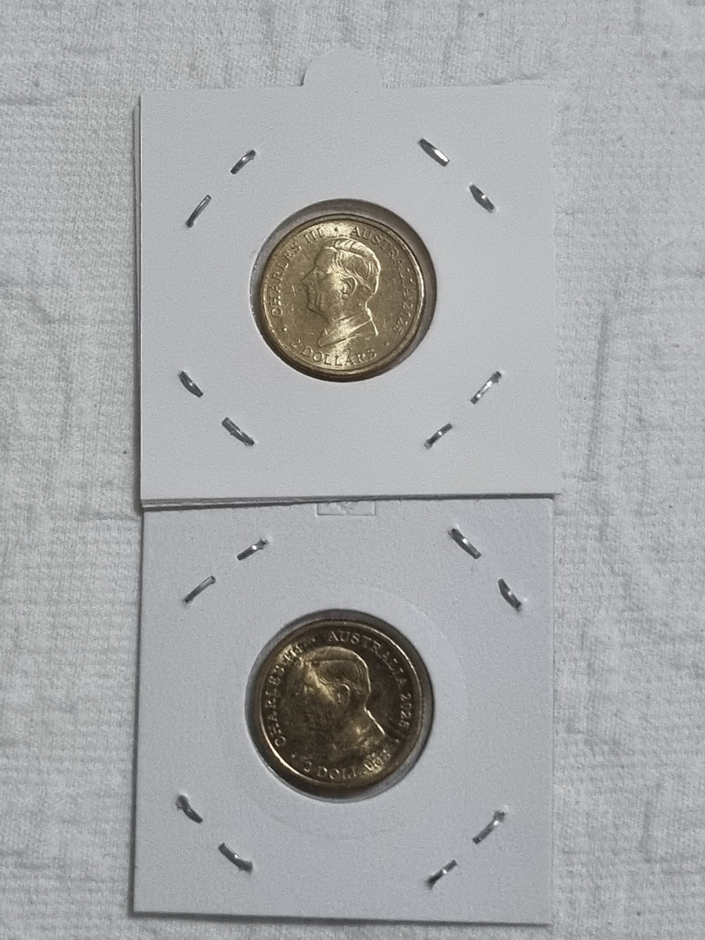 2 x 2025 Australian  Open Tennis Mens & Womens $2 DOLLAR COINS - UNC Two Dollars