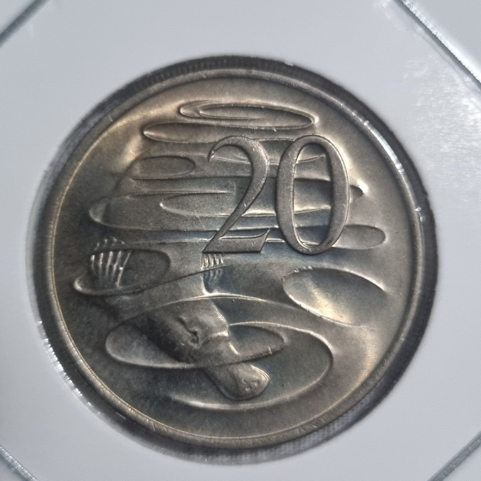 1978  Twenty Cent Coin Uncirculated -  20 Cents With Toning