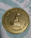 Dog on The Tucker Box Medallion 