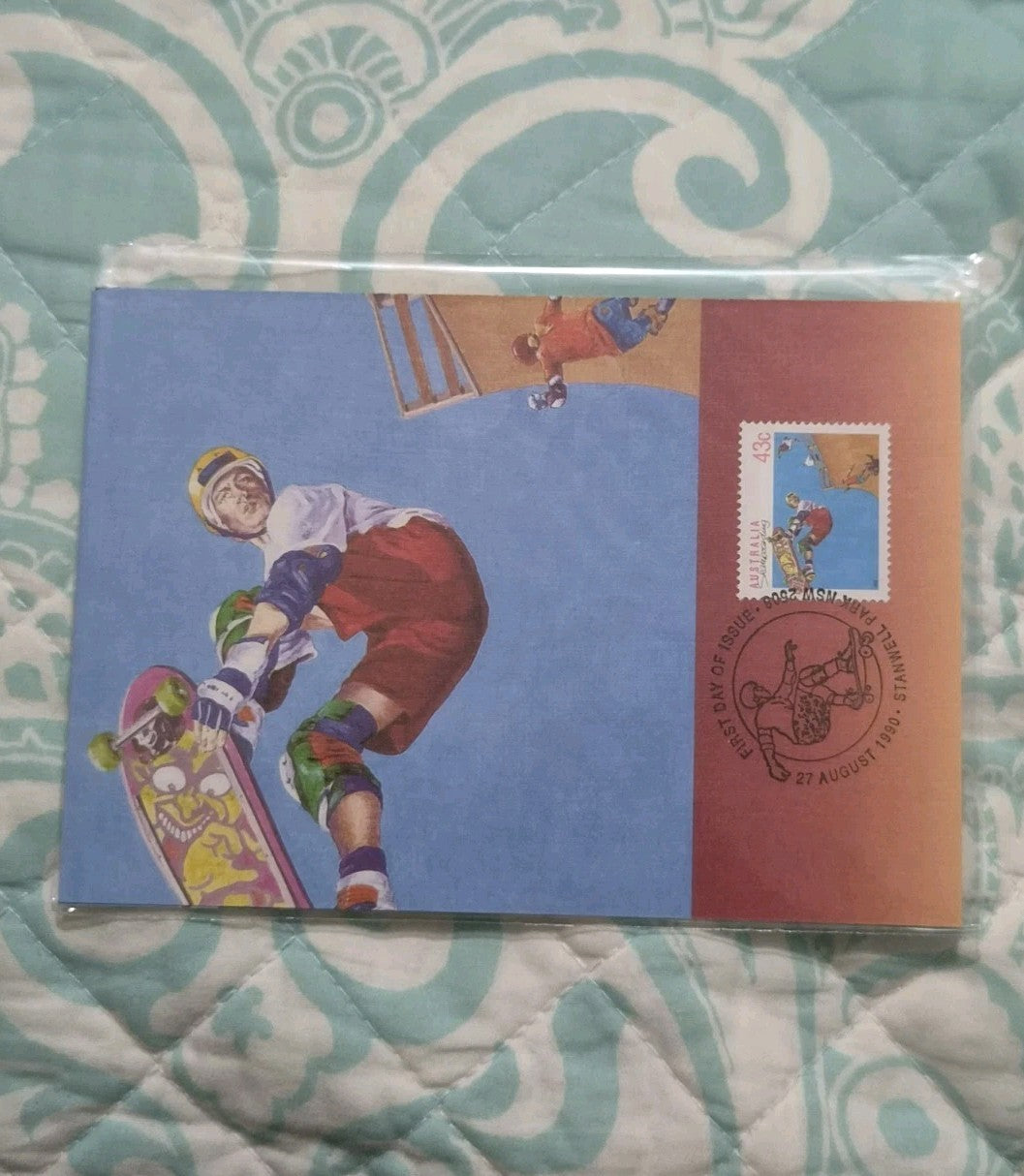 AUSTRALIA - 1990 Sports Series Skate Boarding Maxi Card