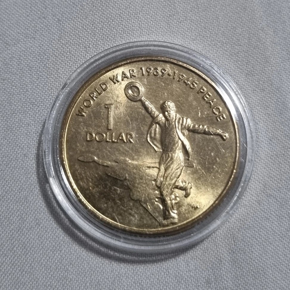 2005 Australian UNC $1 coin World War 1939-1945 Peace