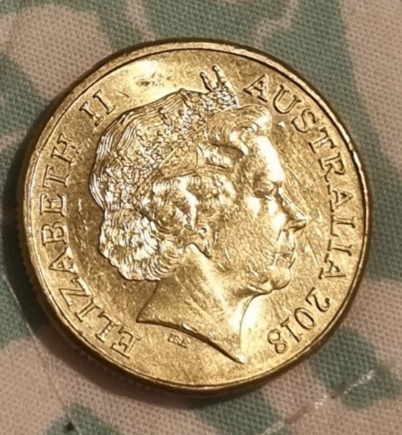 2018 One Dollar $1 Coin - Mob of Roos Lightly Circulated