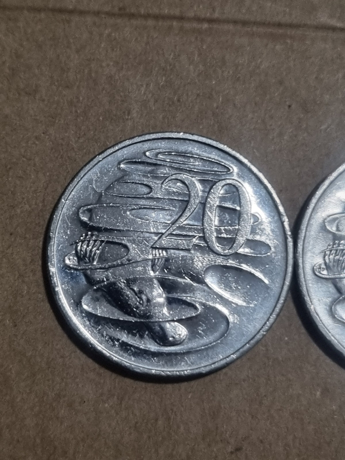 2006 2007 2008  20 Cent Australian Platypus Coins 
