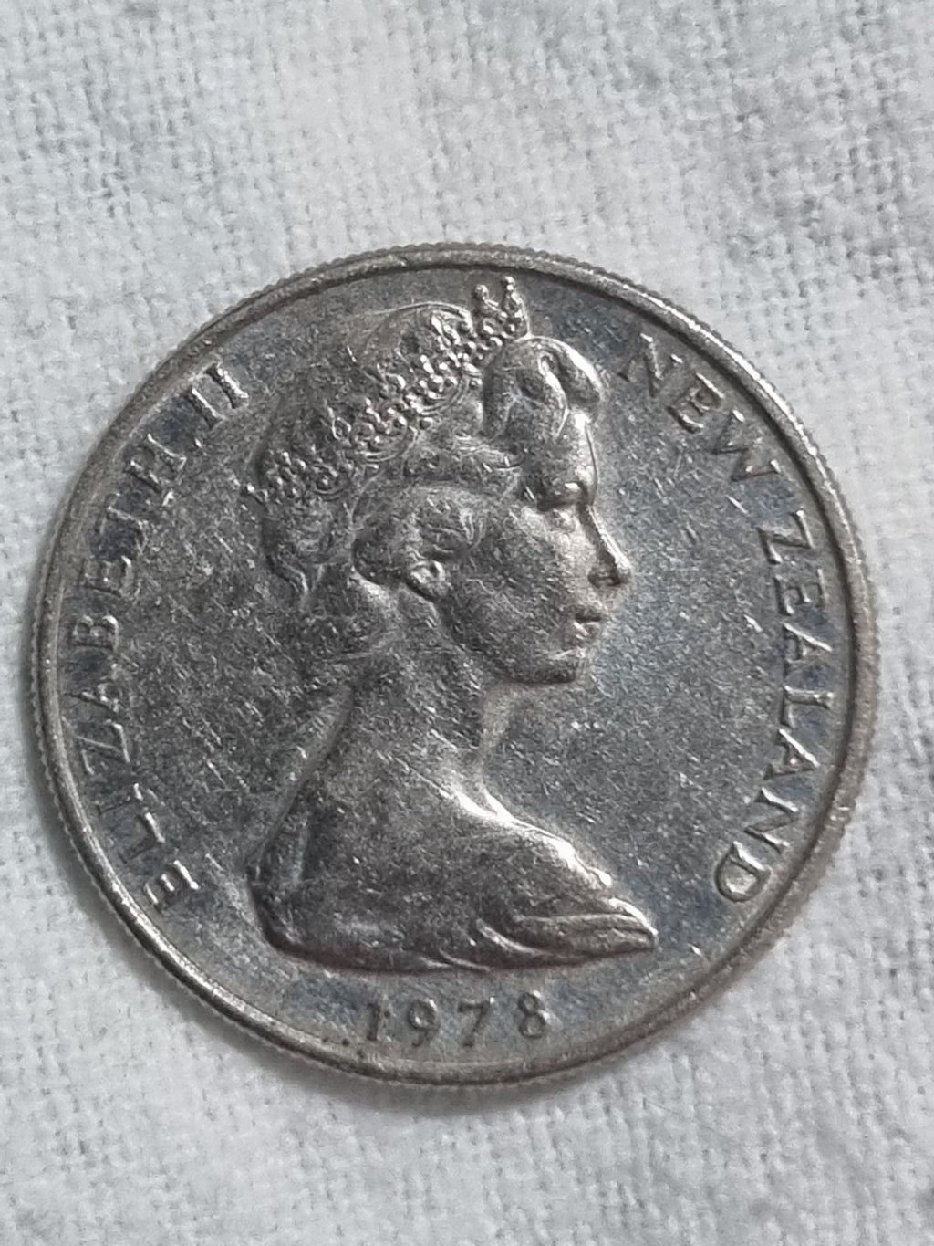 1978 10 Cent New Zealand Coin aUNC