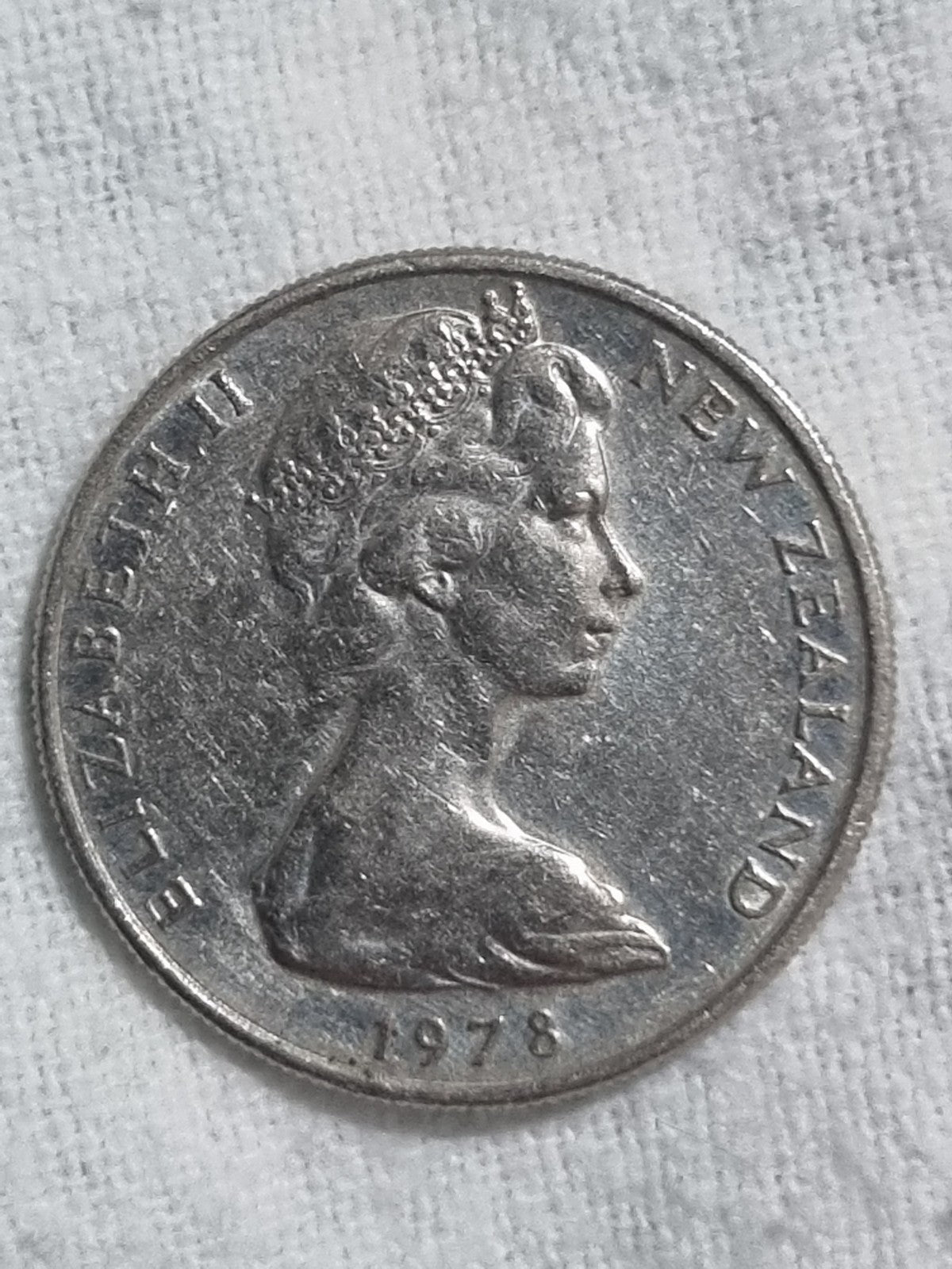 1978 10 Cent New Zealand Coin aUNC