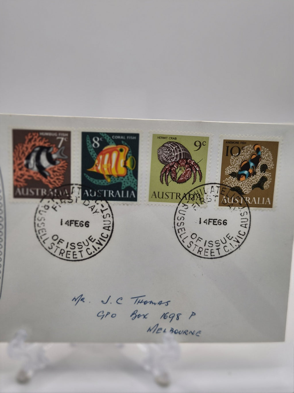 1966 - First Day Cover - Fish Definitives Set Of 4 Stamp - FDC