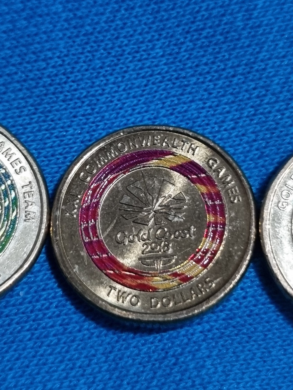 2018 $2 Set of 3 Coins -  Commonwealth Games - Lightly Circulated 
