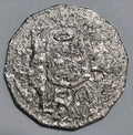 Mangled 50 Cent Coin - Coat of Arms - Heavily Circulated 