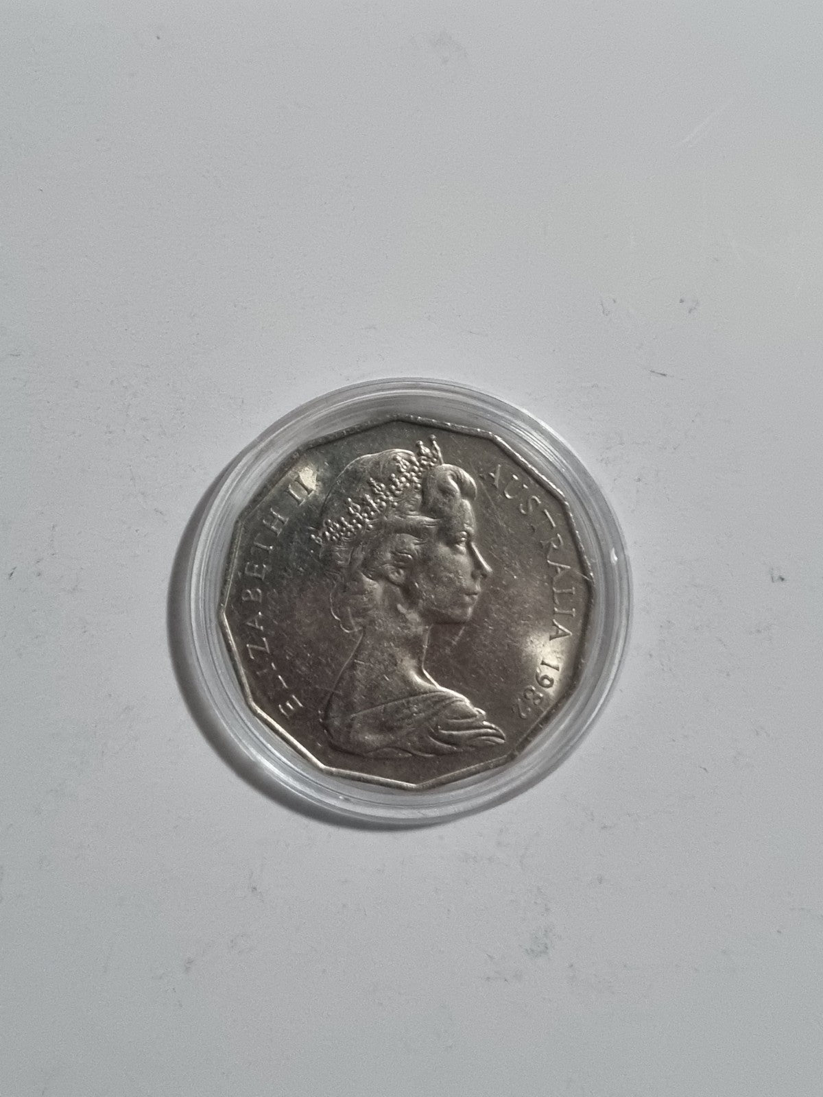 Australian 50 Cents XII Commonwealth Games in Brisbane 1982 Uncirculated 