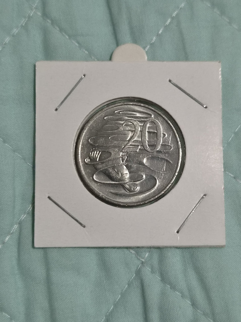 2016 20 Cent Coin - Lightly Circulated Condition In 2x2 Holder 