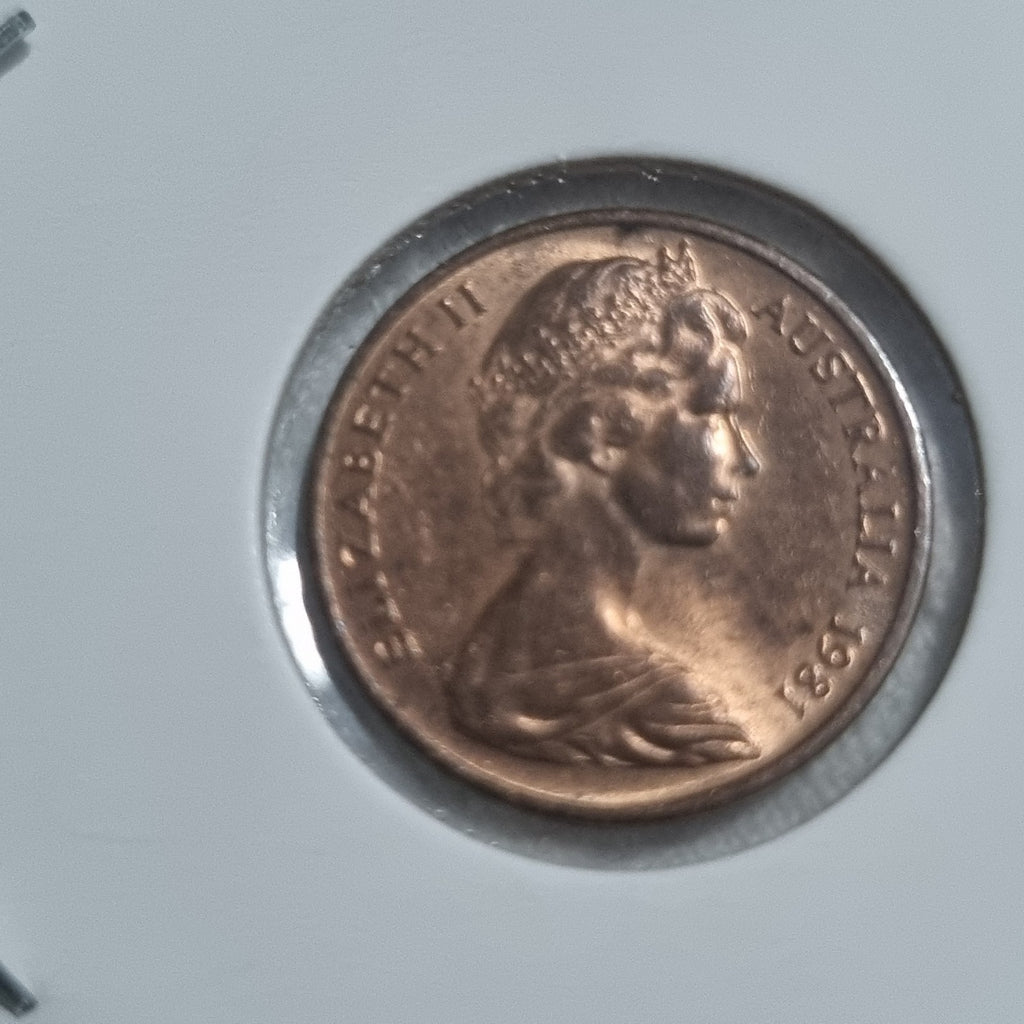 1981 1c One Cent Uncirculated Australian Coin