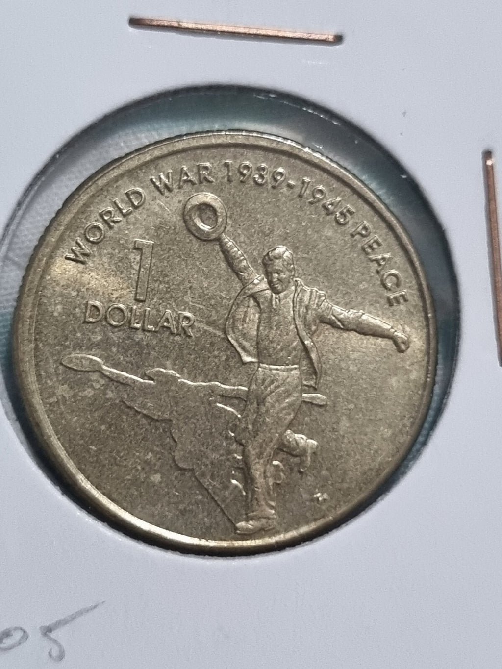 2005 UNC 1 Dollar 60th Anniversary WWII Dancing Man 