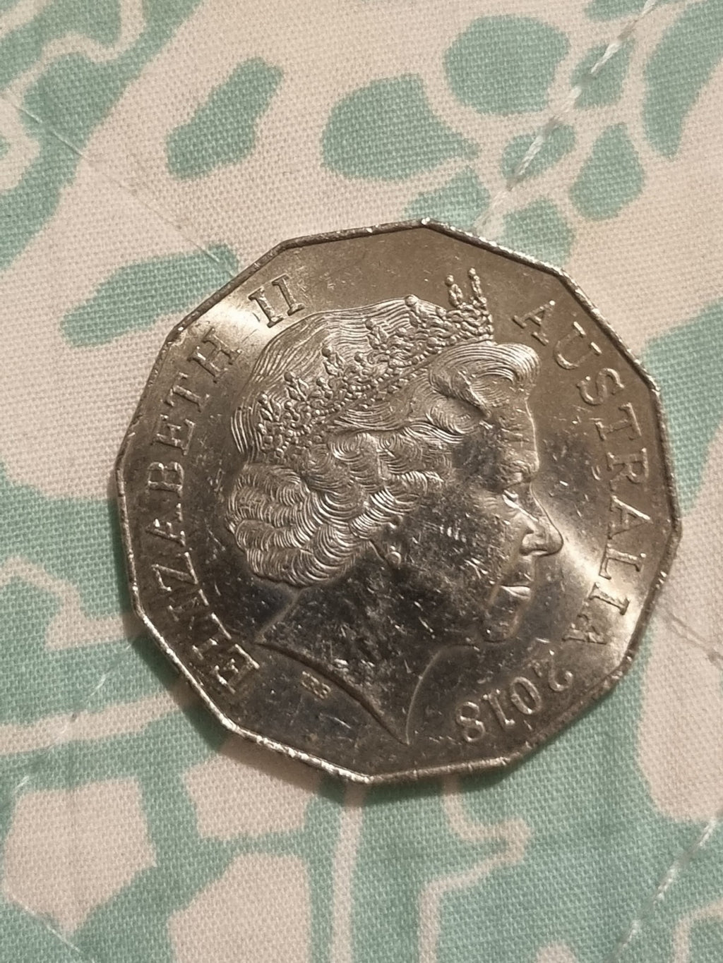 2018 Australian 50 Cent -Low Mintage- Coin - Lightly Circulated 