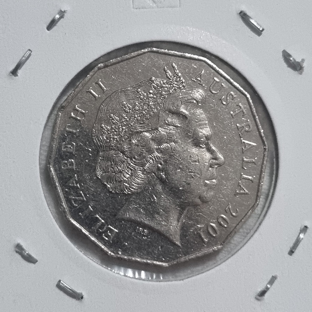 2001 50 Cent Centenary Of Federation - New South Wales - Circulated 