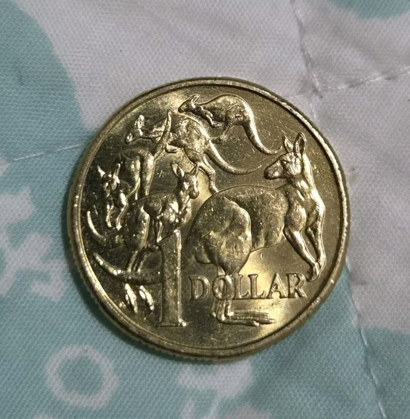 2018 UNC One Dollar $1 Coin - Mob of Roos In a 2x2 + Free Bonus 