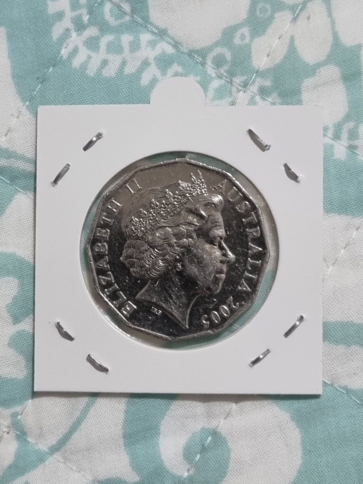 2005 50 Cent Coin- World War II Remembrance - Lightly Circulated In 2x2 Holder 