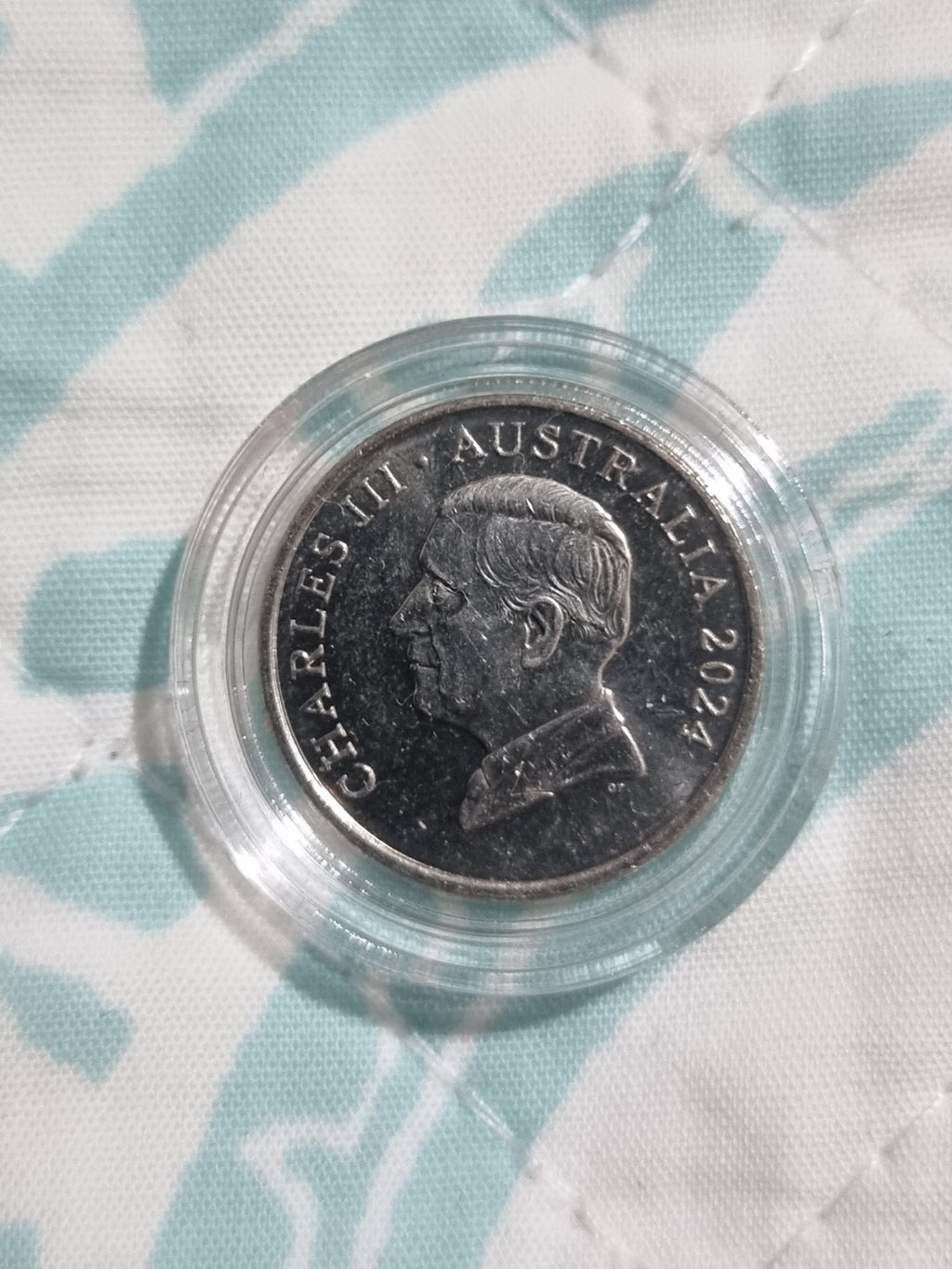 2024 UNC 5 Cent Coin - Australian Five Cents - King Charles III In Capsule 