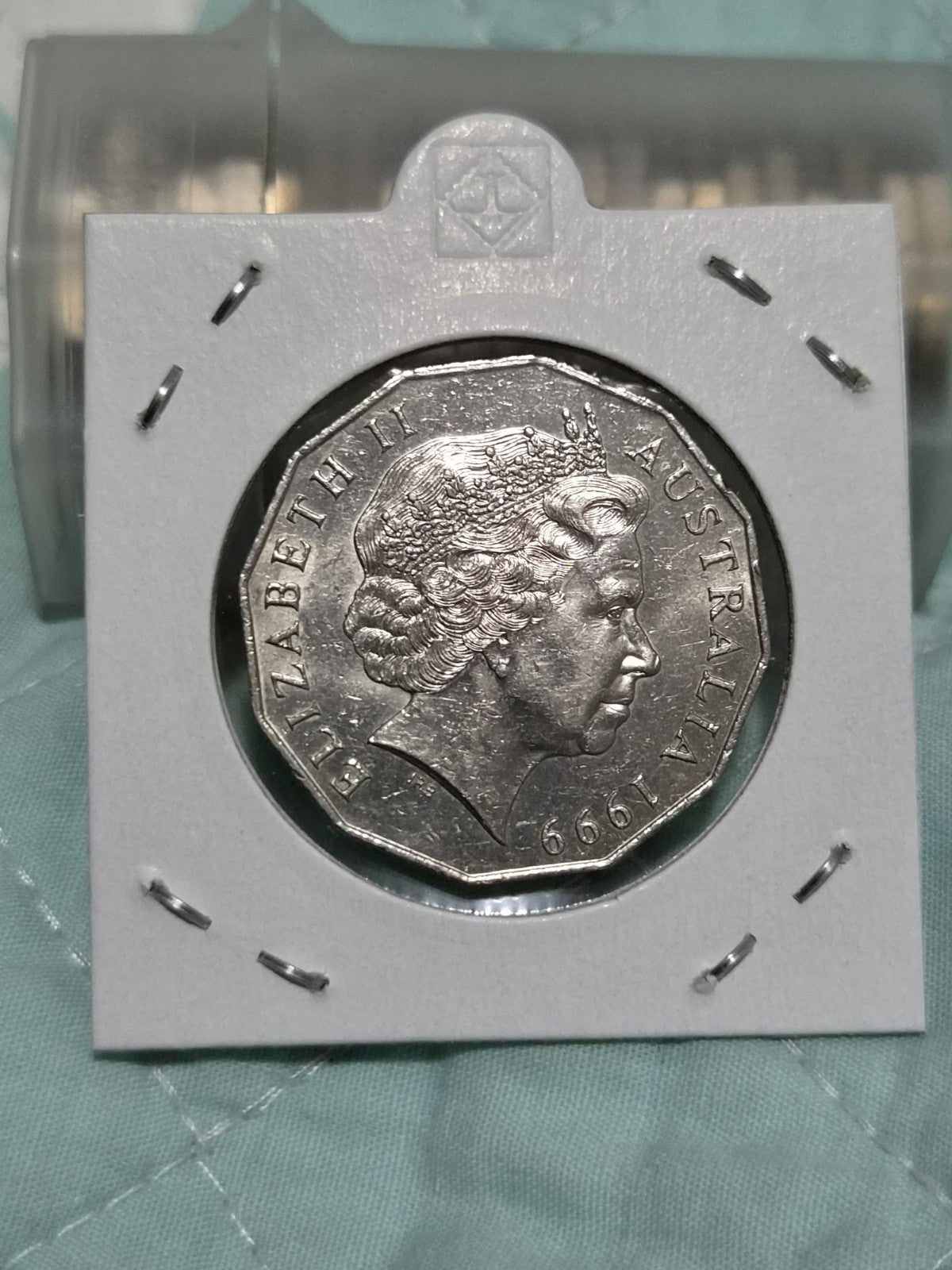 1999 50 Cent Coin Coat of Arms 