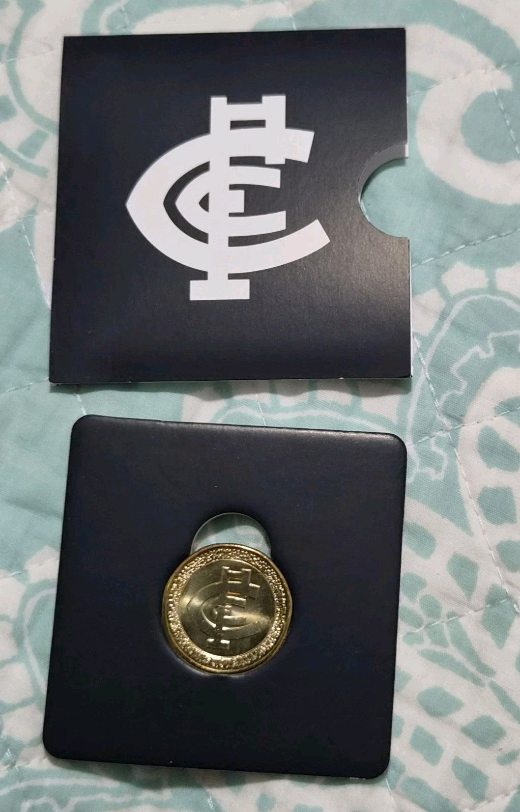 2023 AFL Carlton Football Club  $1 One Dollar Carded Coin 