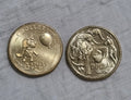 2 x 2024 UNC $1 Dollar UNCIRCULATED coins - Bluey & Roos