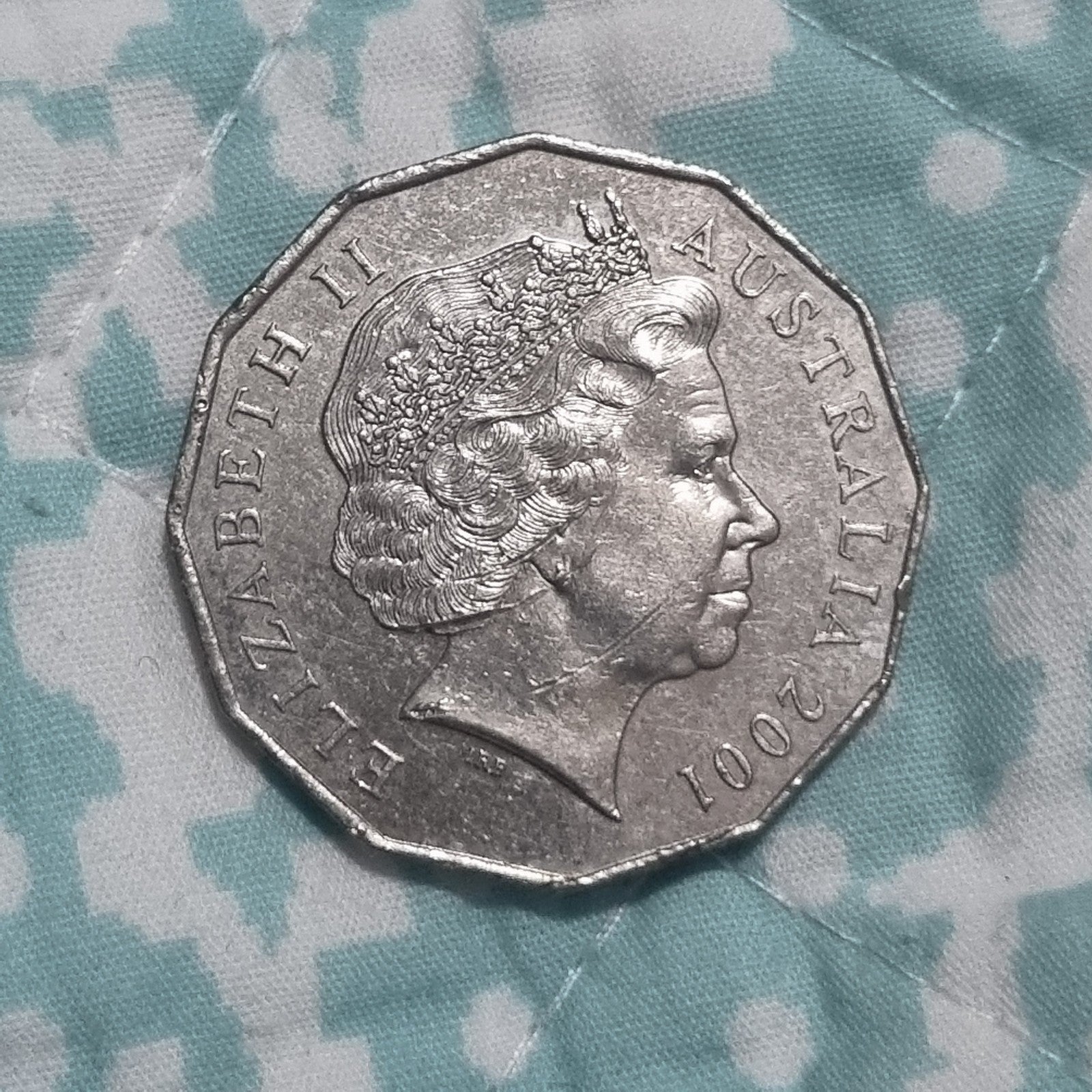 2001 50 Cent Centenary Of Federation - Western Australia - Circulated 