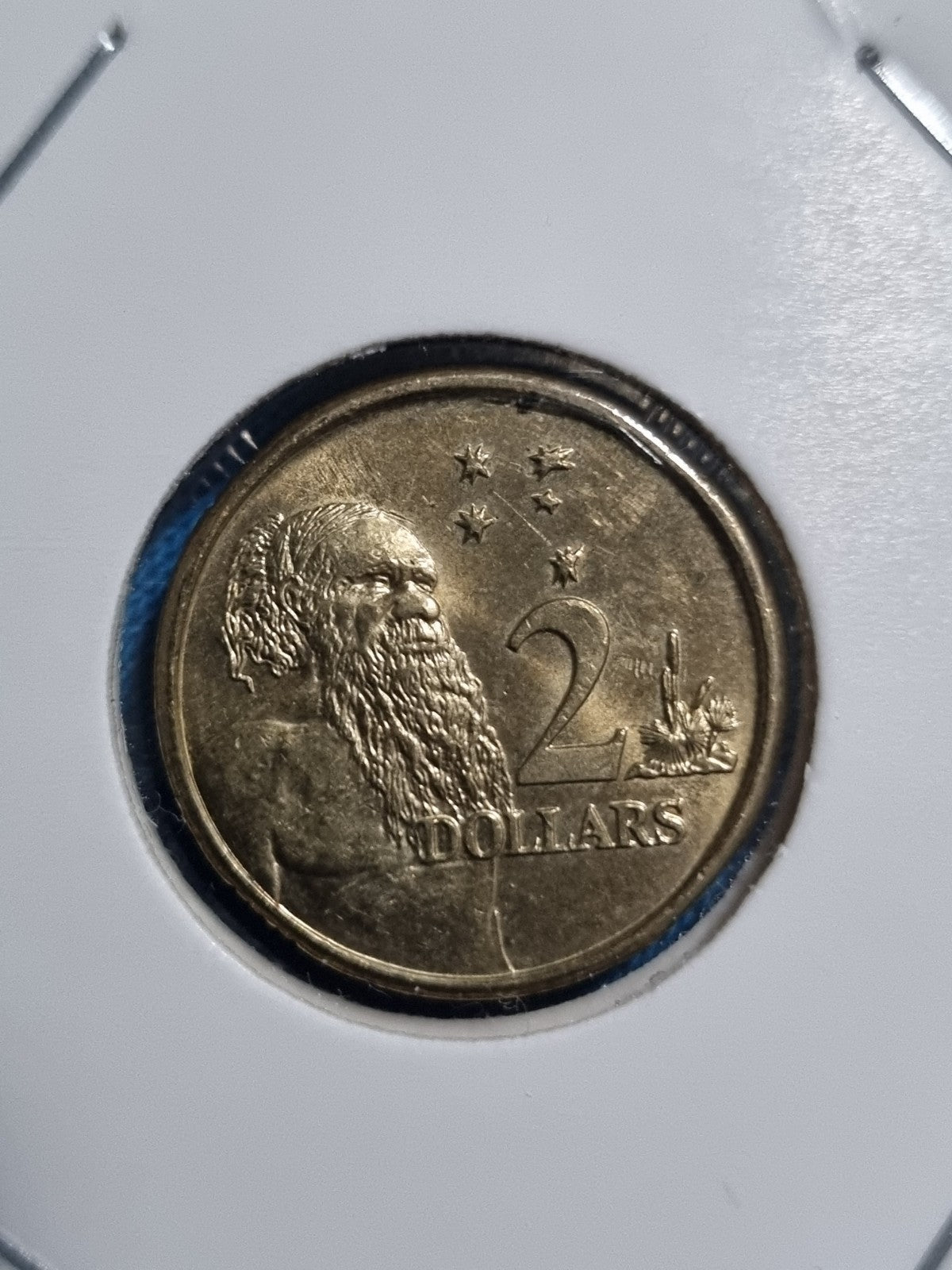 2019 UNC 2 DOLLAR COIN - JC DESIGN $2 Two Dollar In Protective 2x2 Holder 