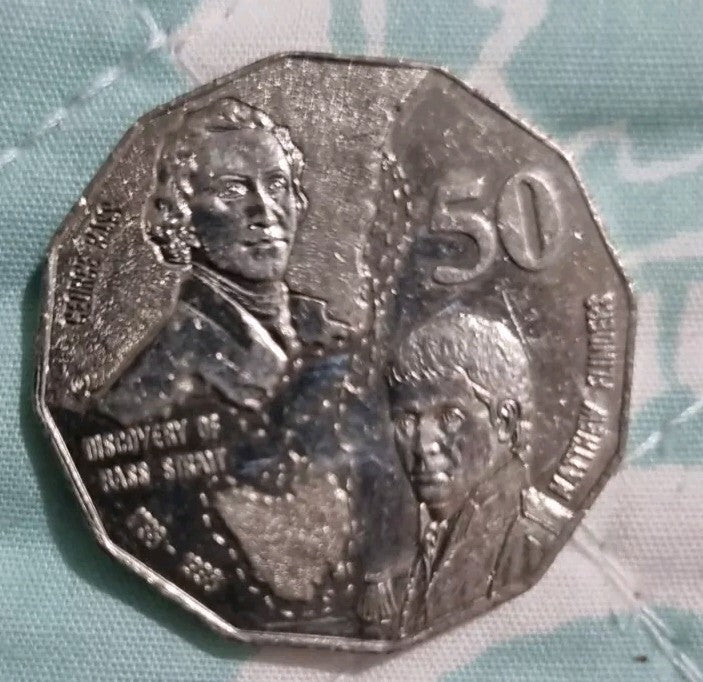 1998 Bass & Flinders 50 Cent Coin - Nice Circulated