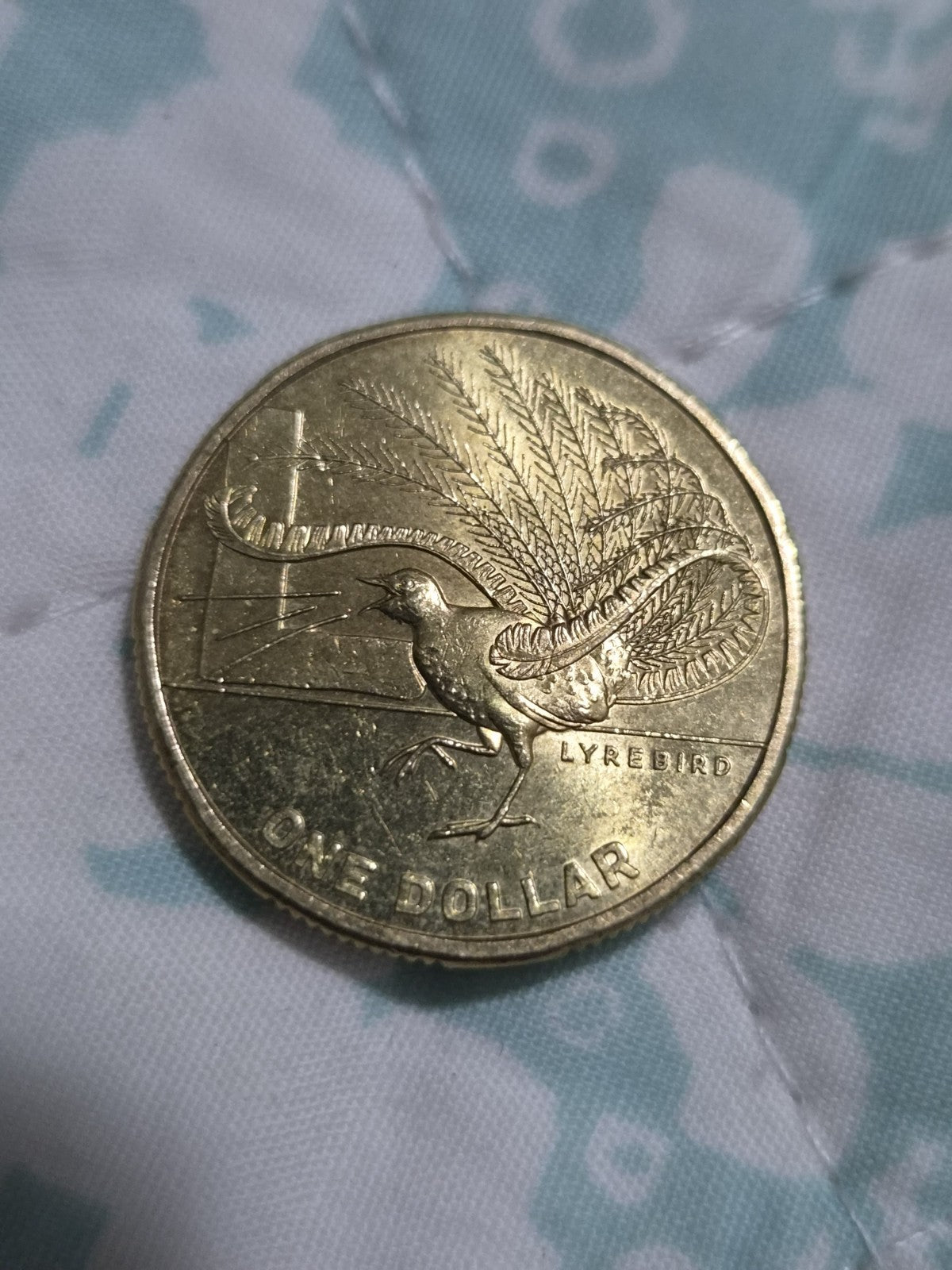 2021 GACH L for Lyre Bird One Dollar Lightly Circulated Coin
