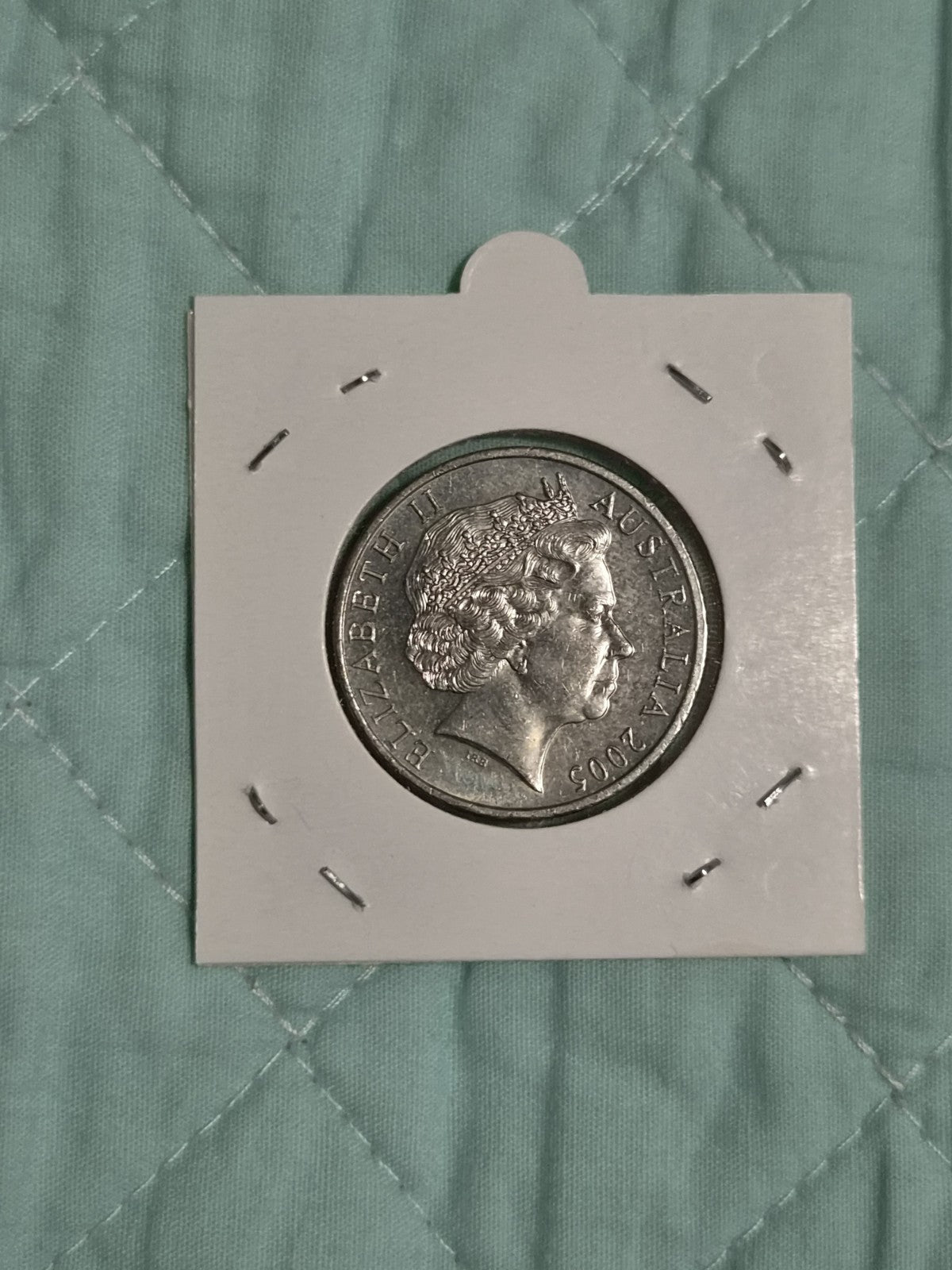 2005 20 Cent Coin - Lightly Circulated Condition In 2x2 Holder 