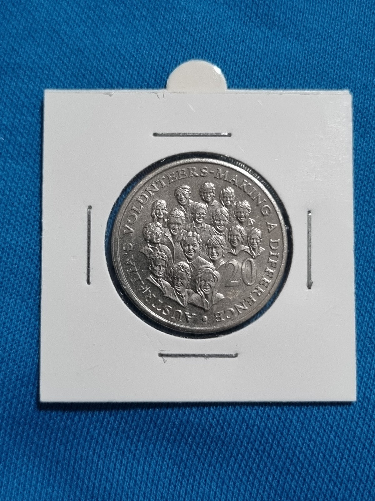 2003 aUNC Volunteers 20 Cent Coin In 2x2 Holder 