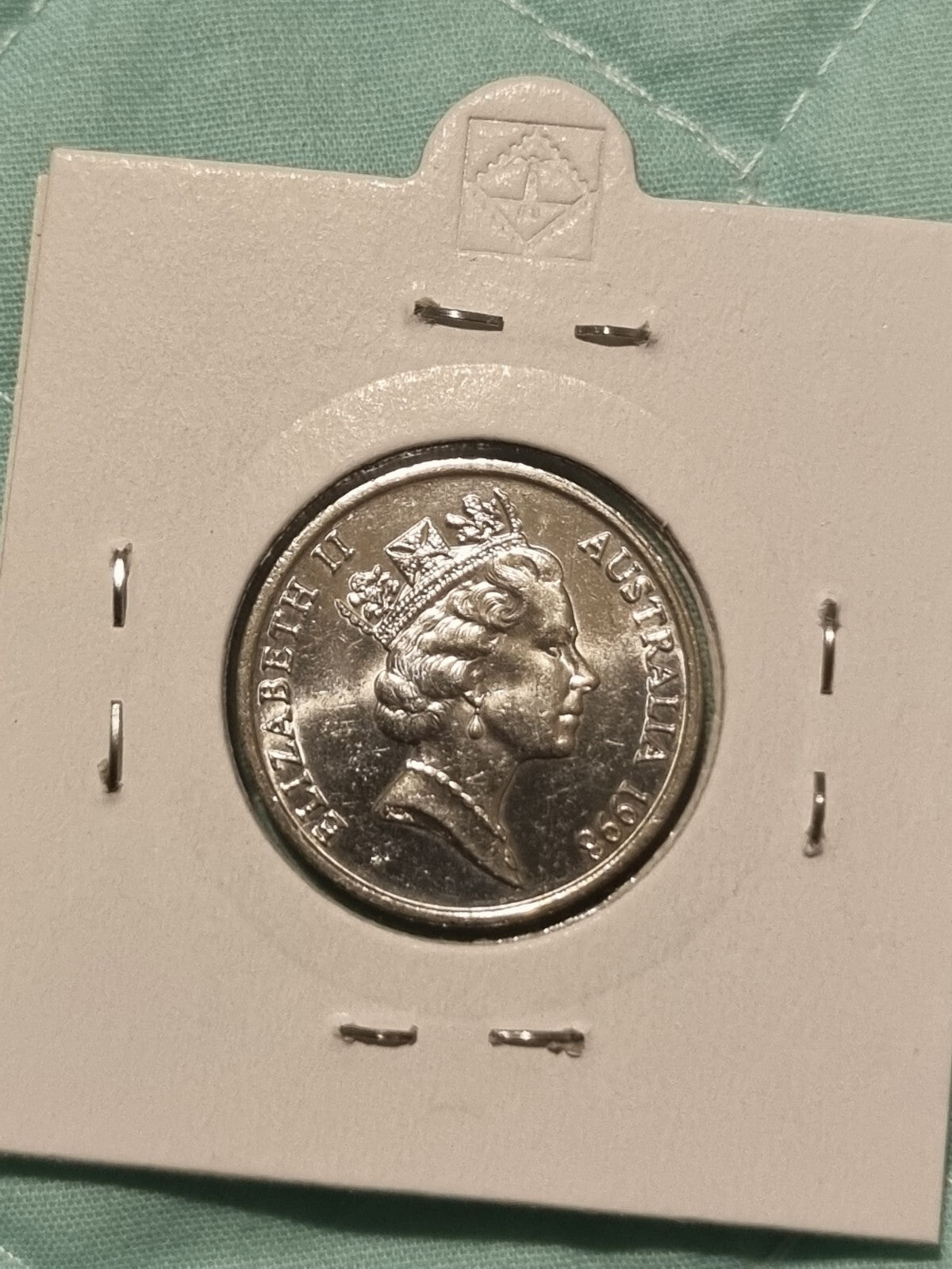 1998 UNC 10 Cent Coin in 2x2 Holder 