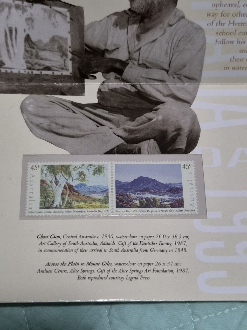 Australia Post Stamp Pack - 1993 Australia Day - New as Issued