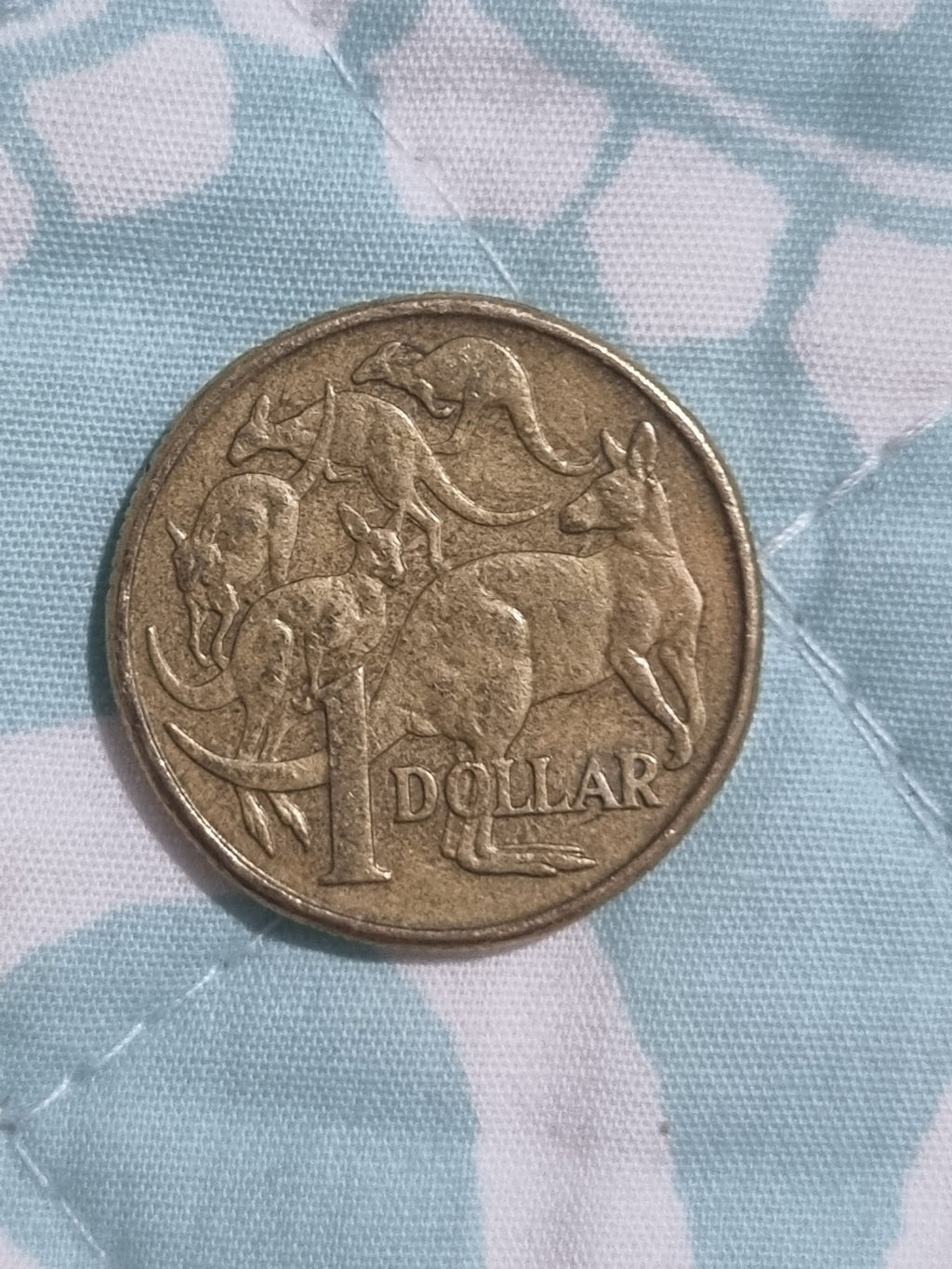 1994 1 Dollar Coin - Mob of Roos Rabbit Ears CUD Circulated Condition