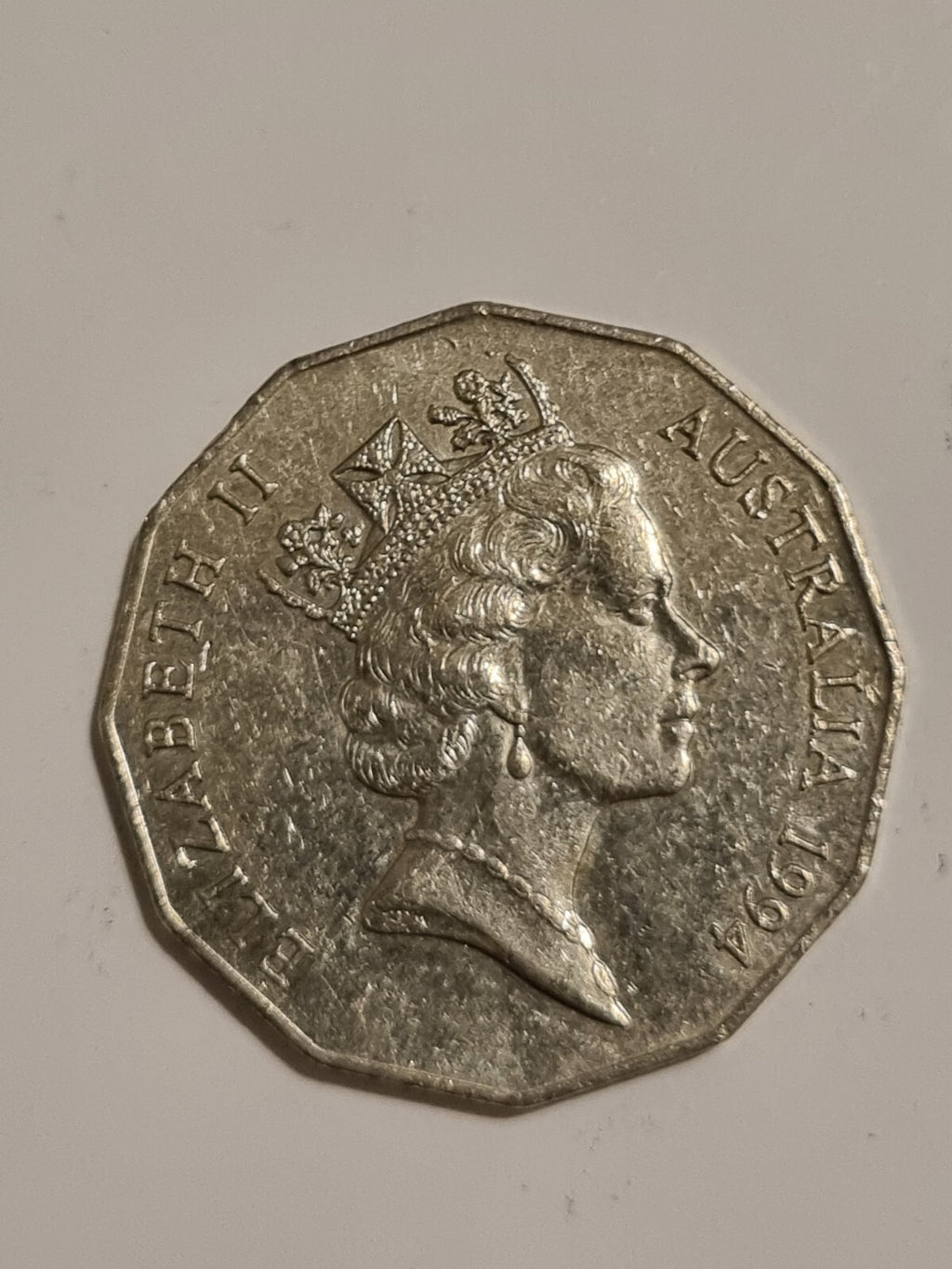 1994 50 CENT COIN - YEAR OF THE FAMILY - CIRCULATED 