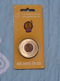 Sydney 2000 Olympics 400 Days To Go Countdown Pin and Medallion Set Limited 3000
