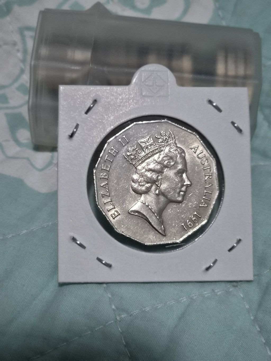 1991 Rams Head 50 Cent Coin - 25th anniversary Lightly Circulated 