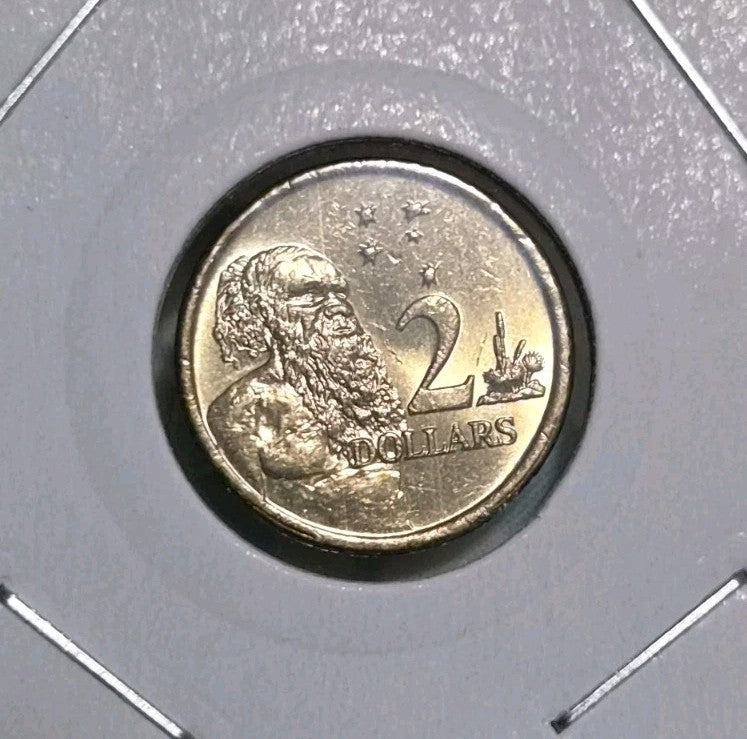 2001 Two Dollar Coin Aboriginal Elder 