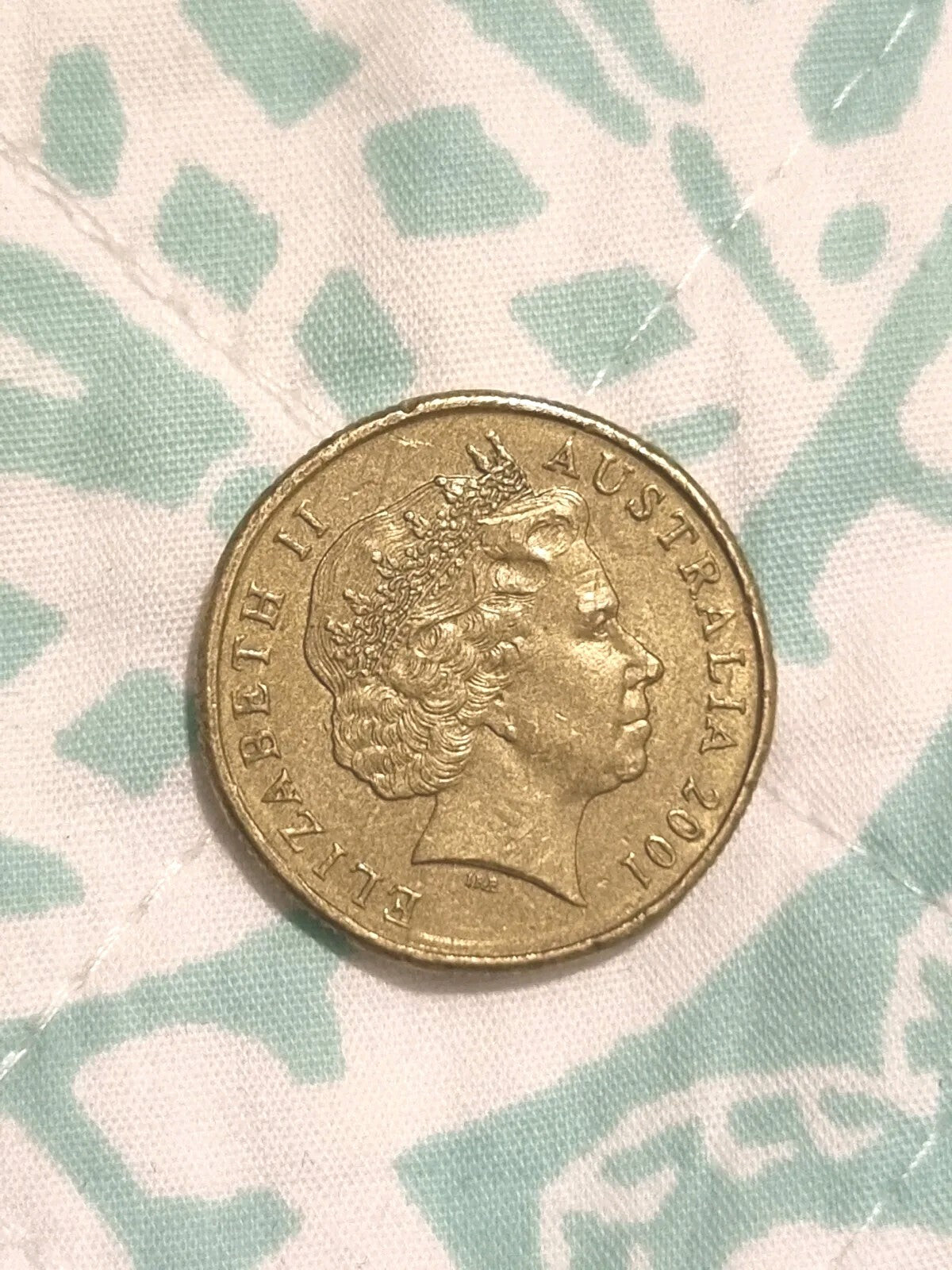 2001 Australian $1 dollar - Centenary of Federation, 1901-2001 Circulated. 