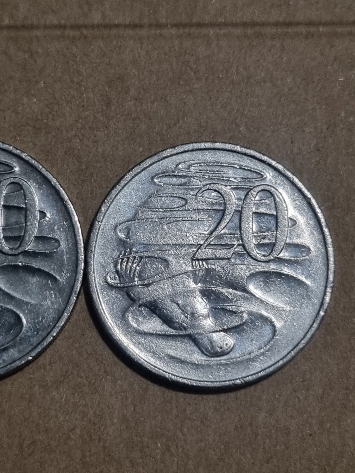 2006 2007 2008  20 Cent Australian Platypus Coins 