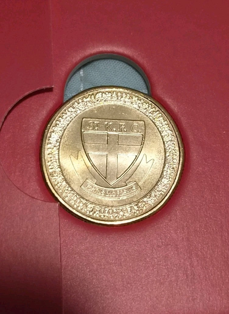 2023 AFL St Kilda Football Club $1 One Dollar Carded Coin