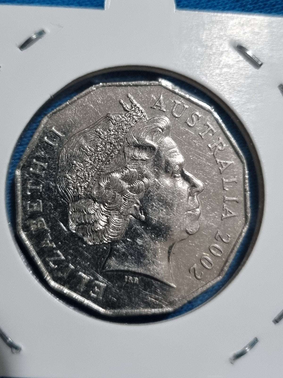 2002 aunc 50 Cent Coin - Year Of The Outback- Windmill - aUNC