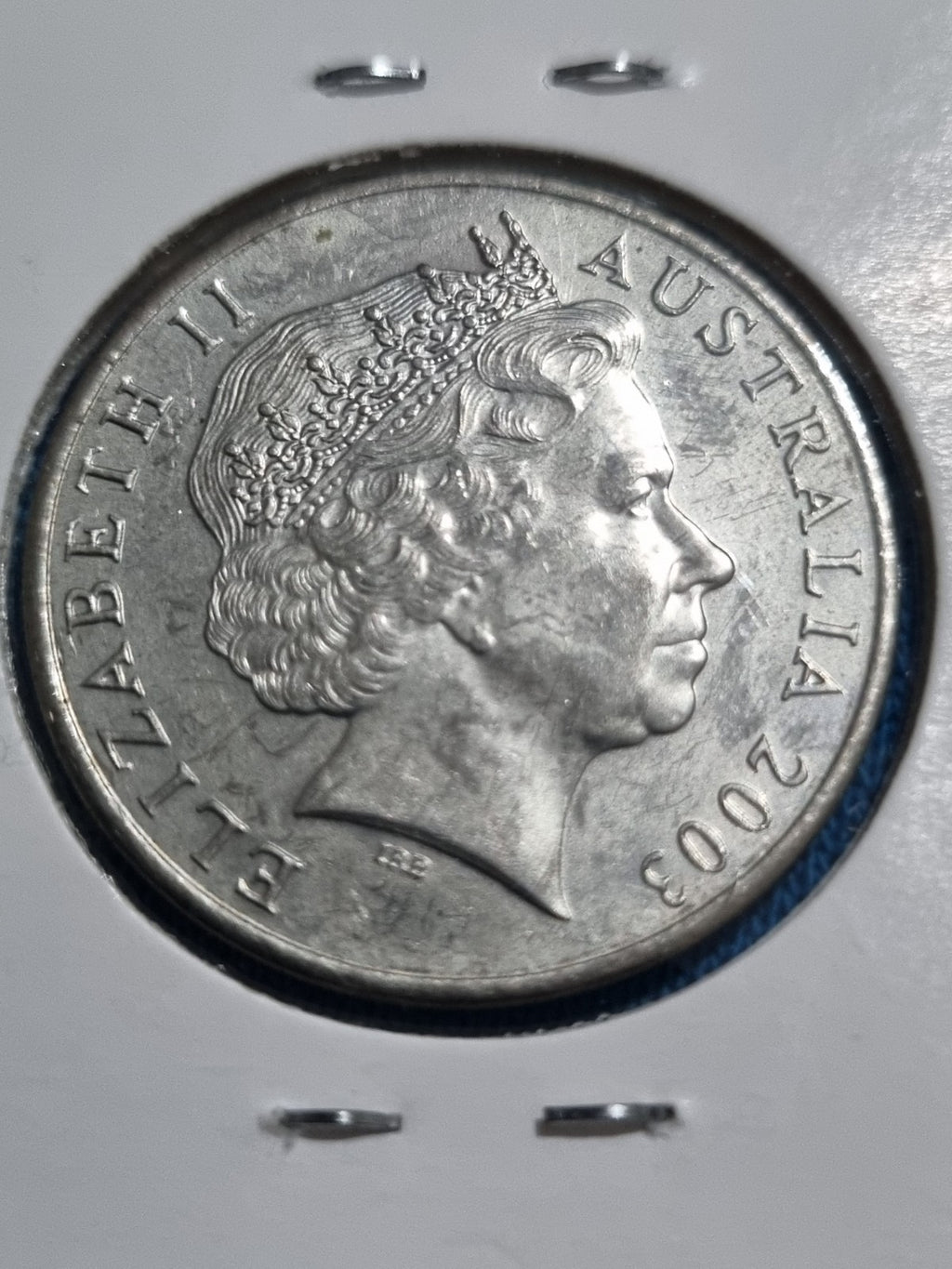2003 aUNC Volunteers 20 Cent Coin In 2x2 Holder 
