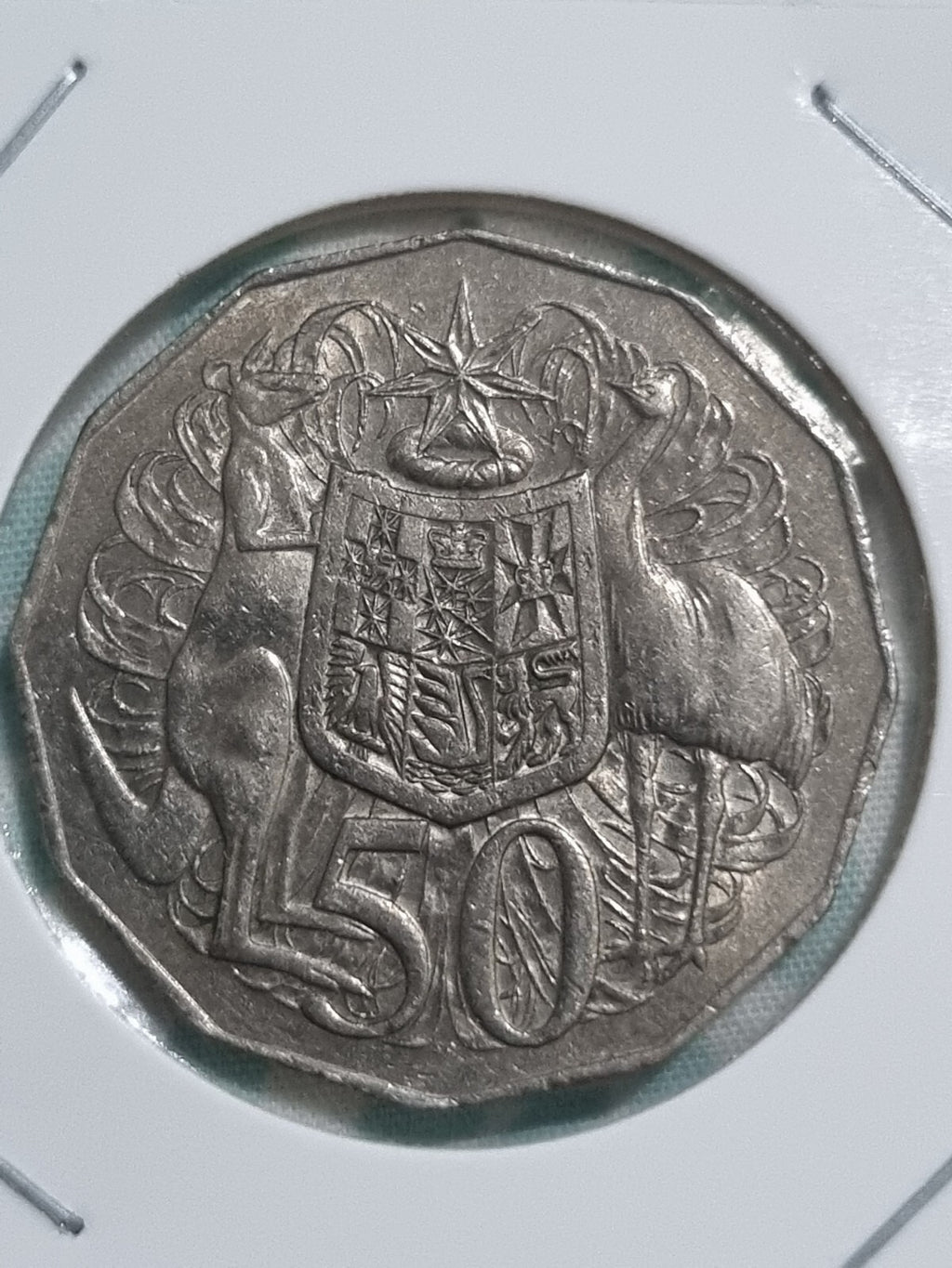 1972 50 Cent Coin Lightly Circulated + sent with Free FDC