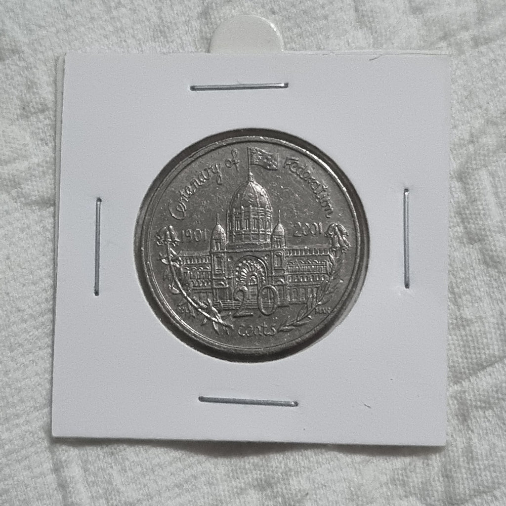 2001 20 Cent Centenary Of Federation - Victoria 