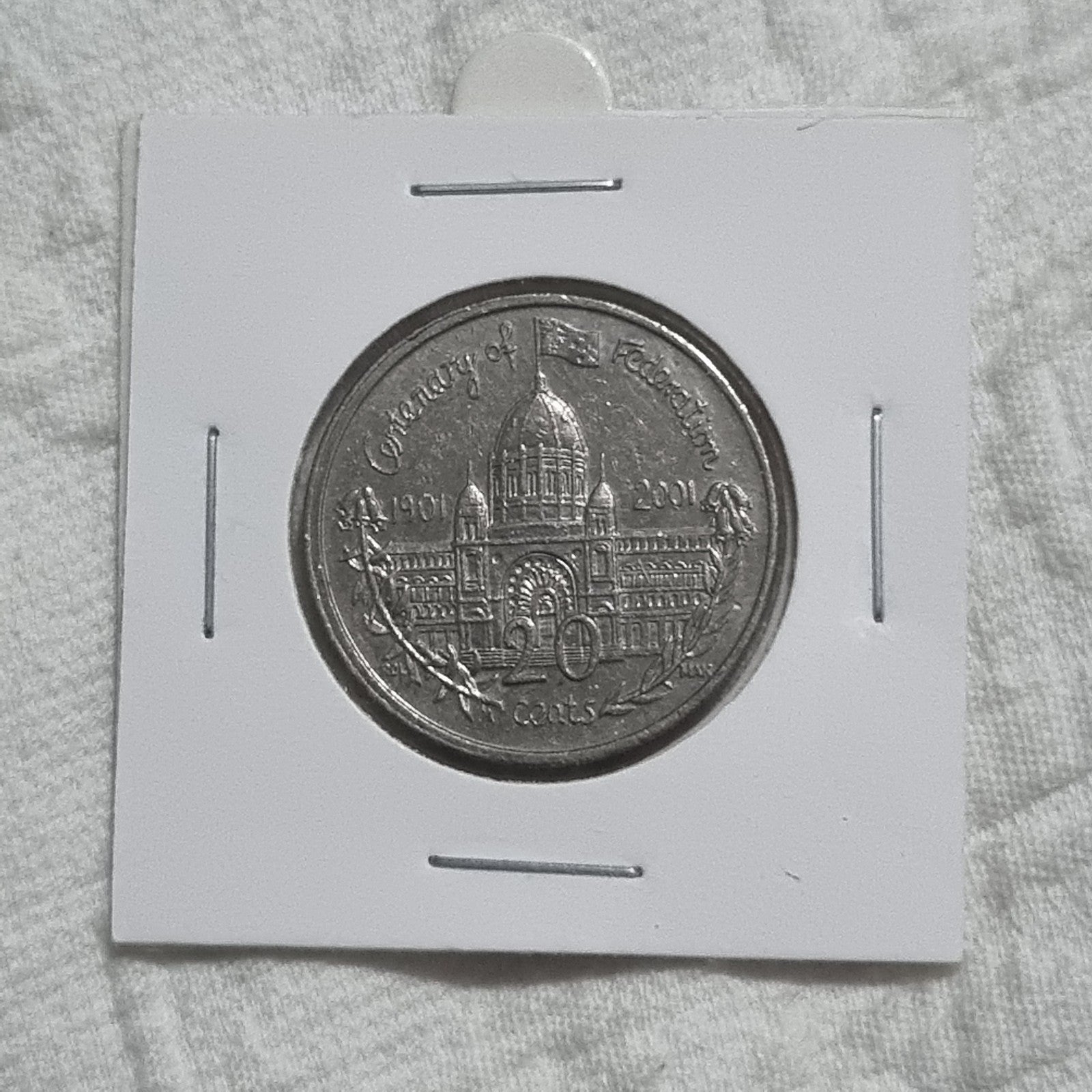 2001 20 Cent Centenary Of Federation - Victoria 