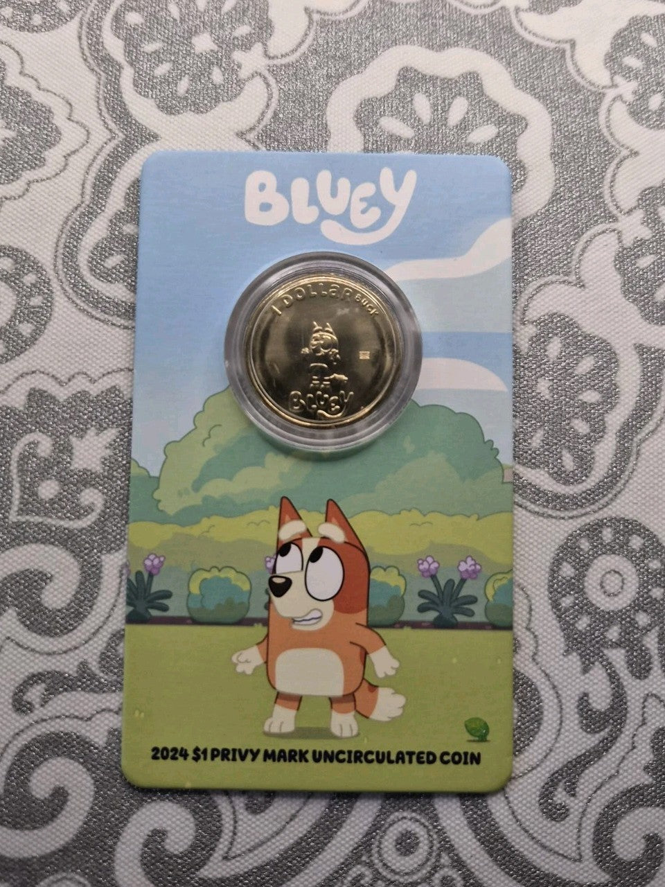 2024 Bluey $1 Envelope PrivyMark Coin - Bingo