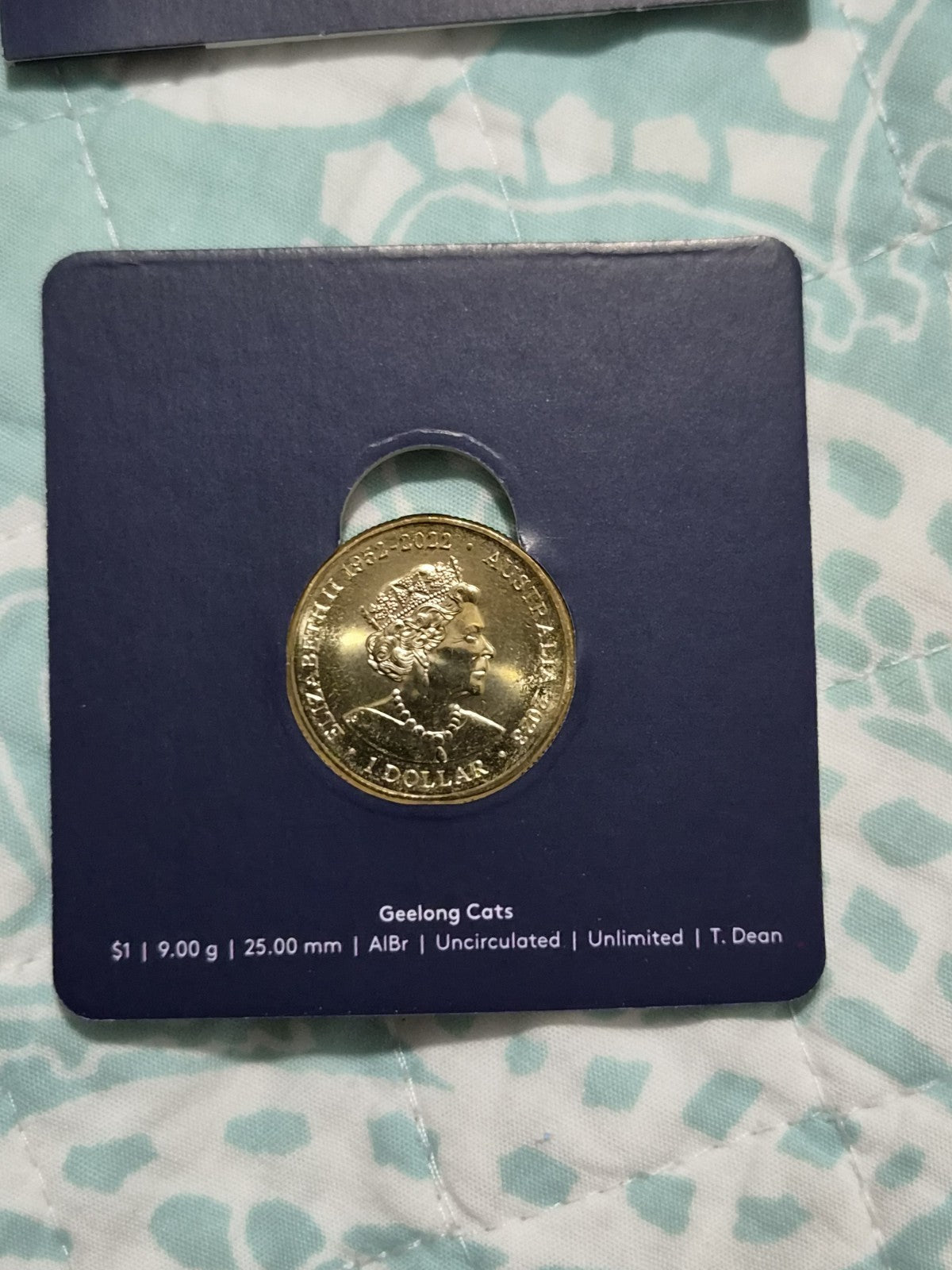 2023 AFL Geelong Cats $1 One Dollar Carded Coin - Royal Australian Mint