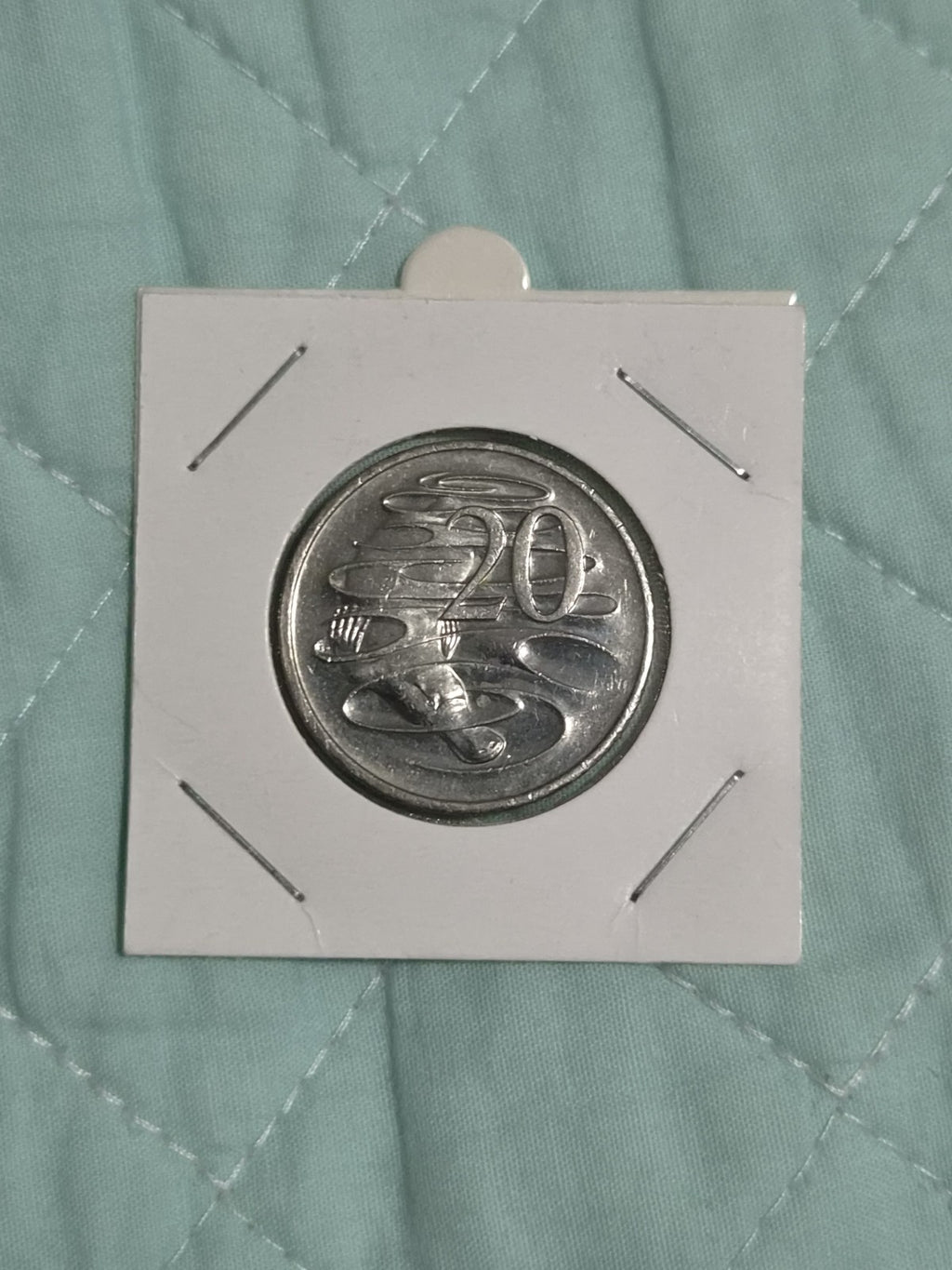 1996 20 Cent Coin - Lightly Circulated Condition In 2x2 Holder 
