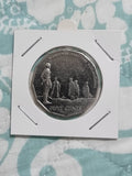 2005 50 Cent Coin- World War II Remembrance - Lightly Circulated In 2x2 Holder 